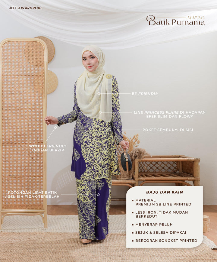 Kurung Batik Purnama