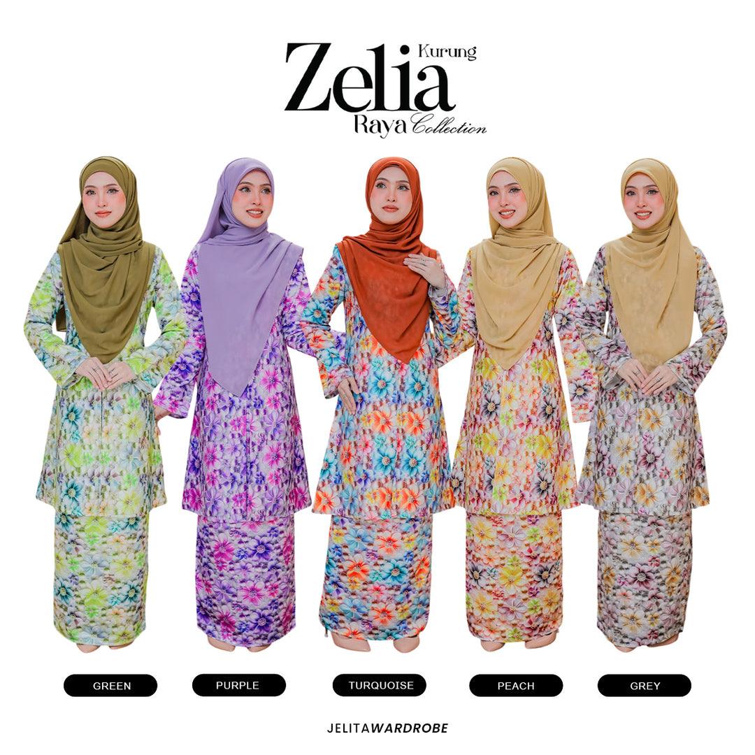 Kurung Zelia Dewasa