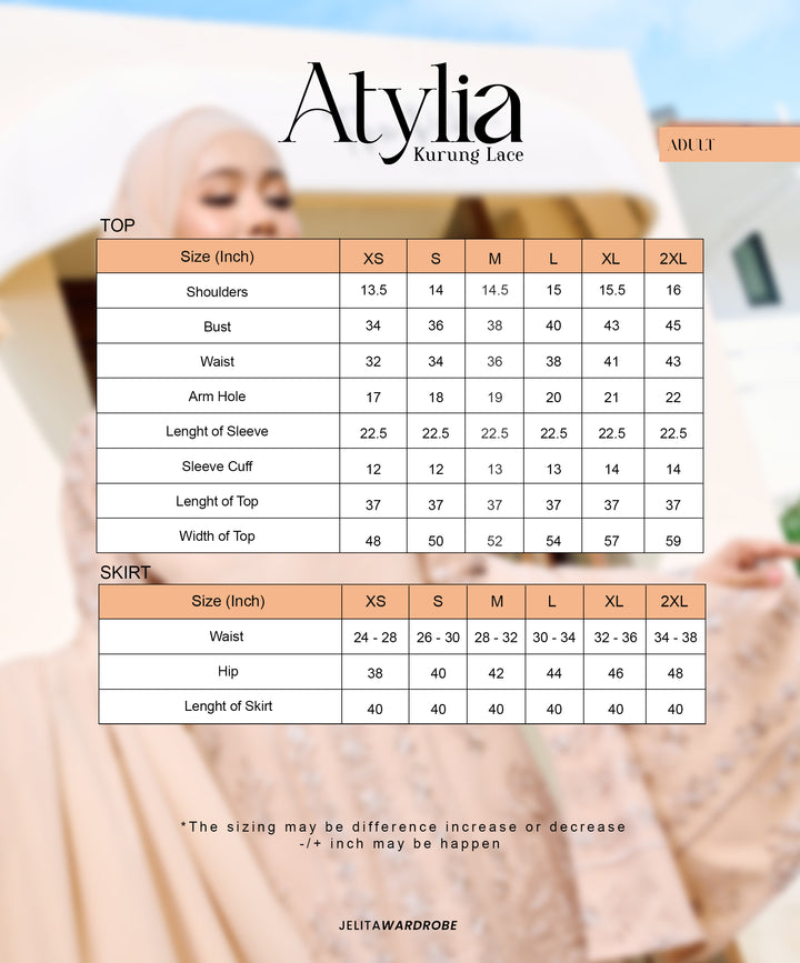 Kurung Atylia Dewasa