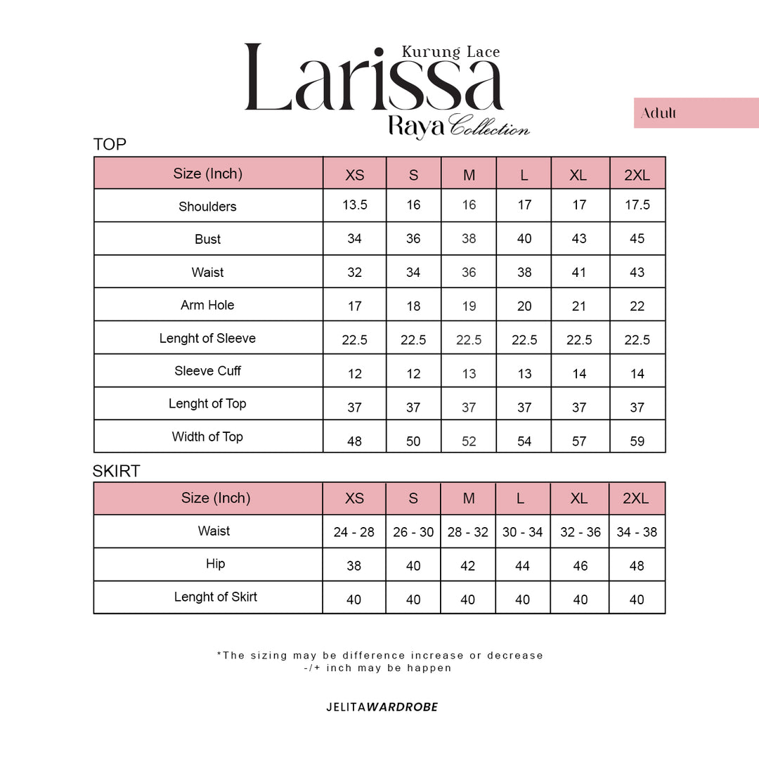 Kurung Larissa Dewasa