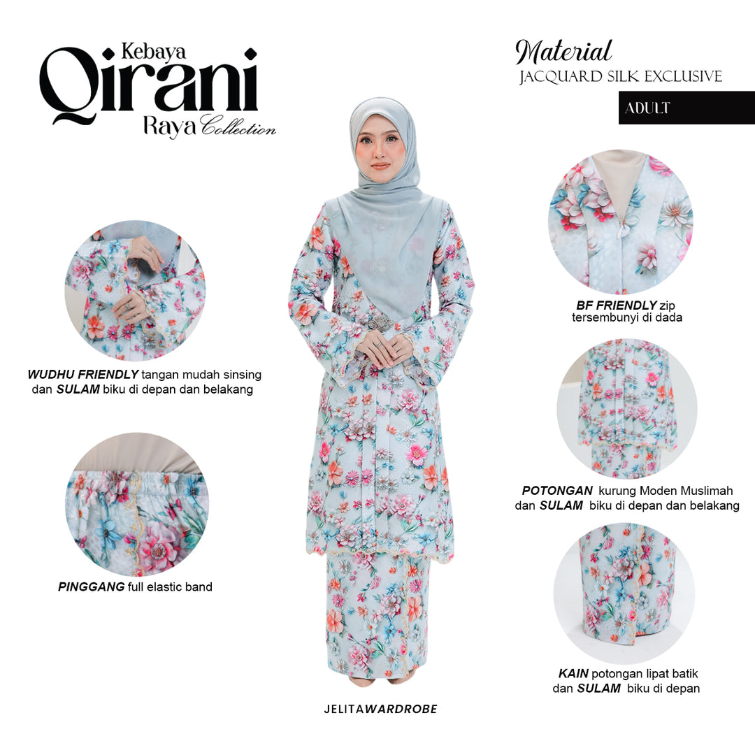 Kebaya Qirani Dewasa