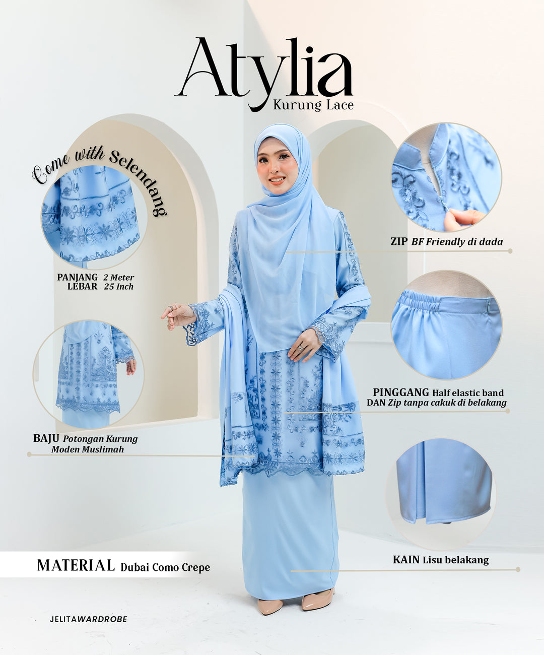 Kurung Atylia Dewasa