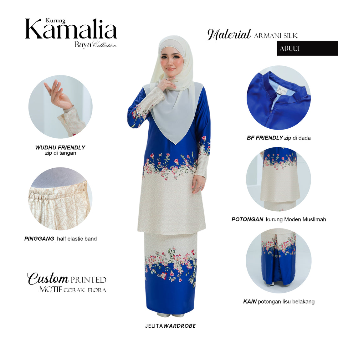 Kurung Kamalia Dewasa