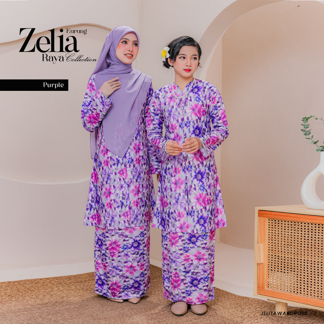 Kurung Zelia Dewasa