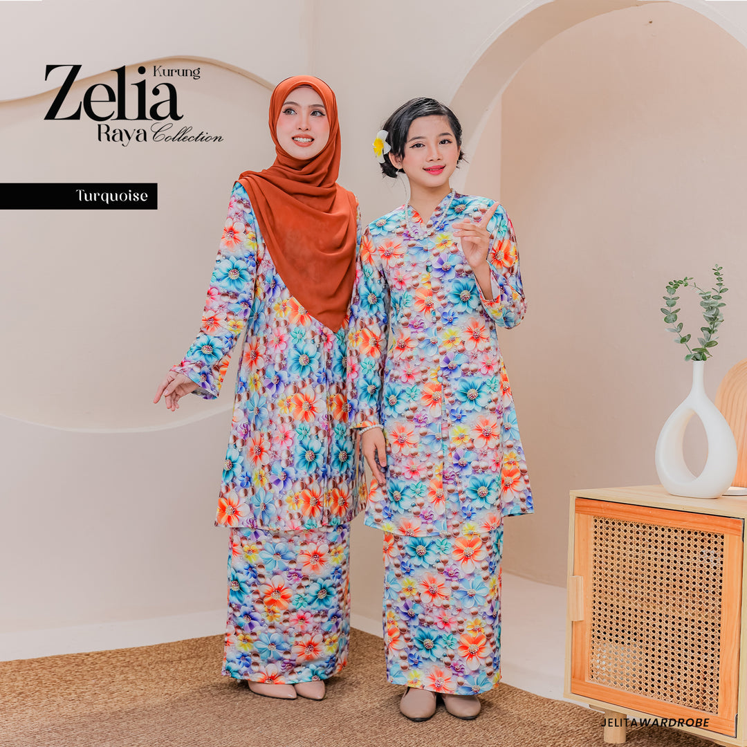 Kurung Zelia Dewasa