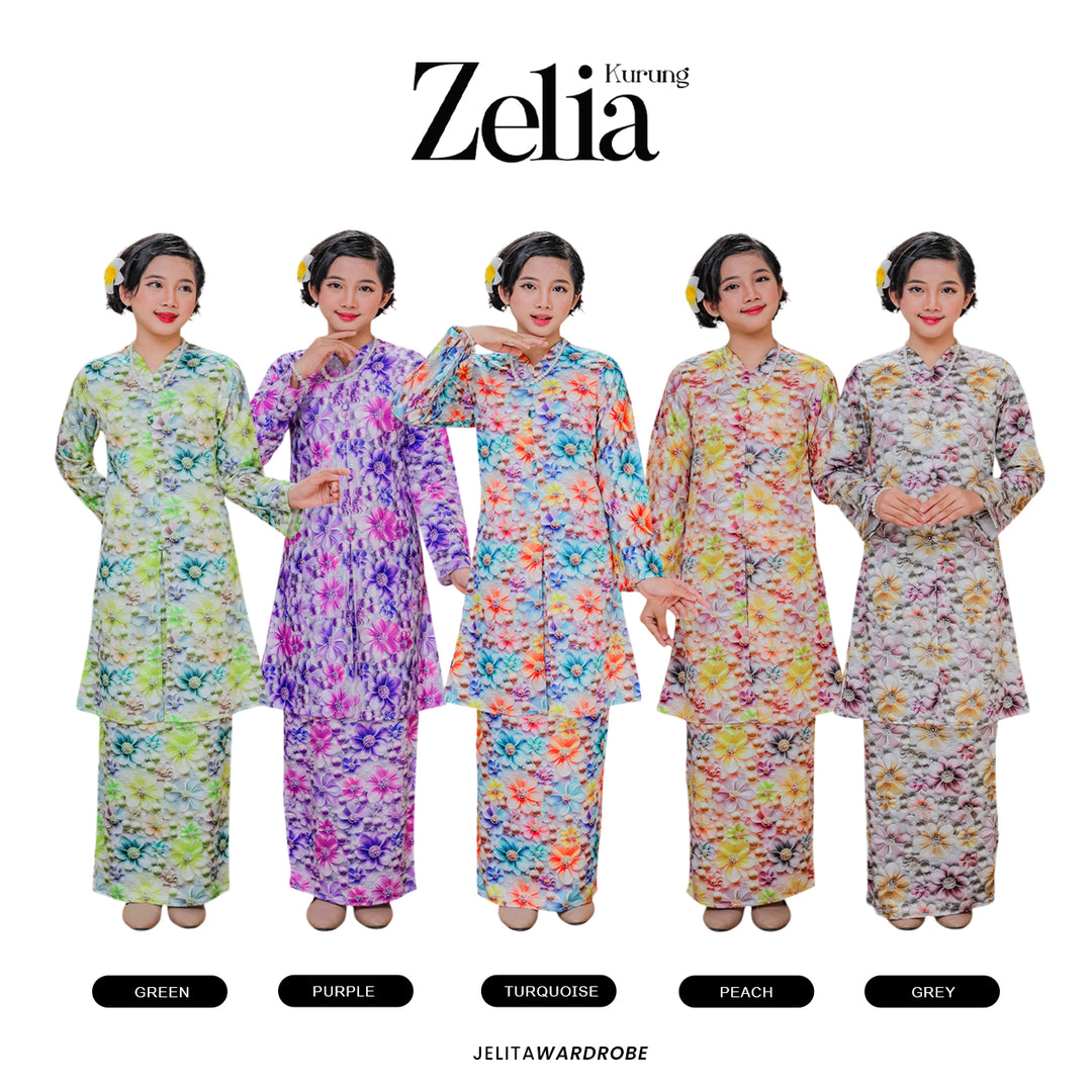 Kurung Zelia Kids